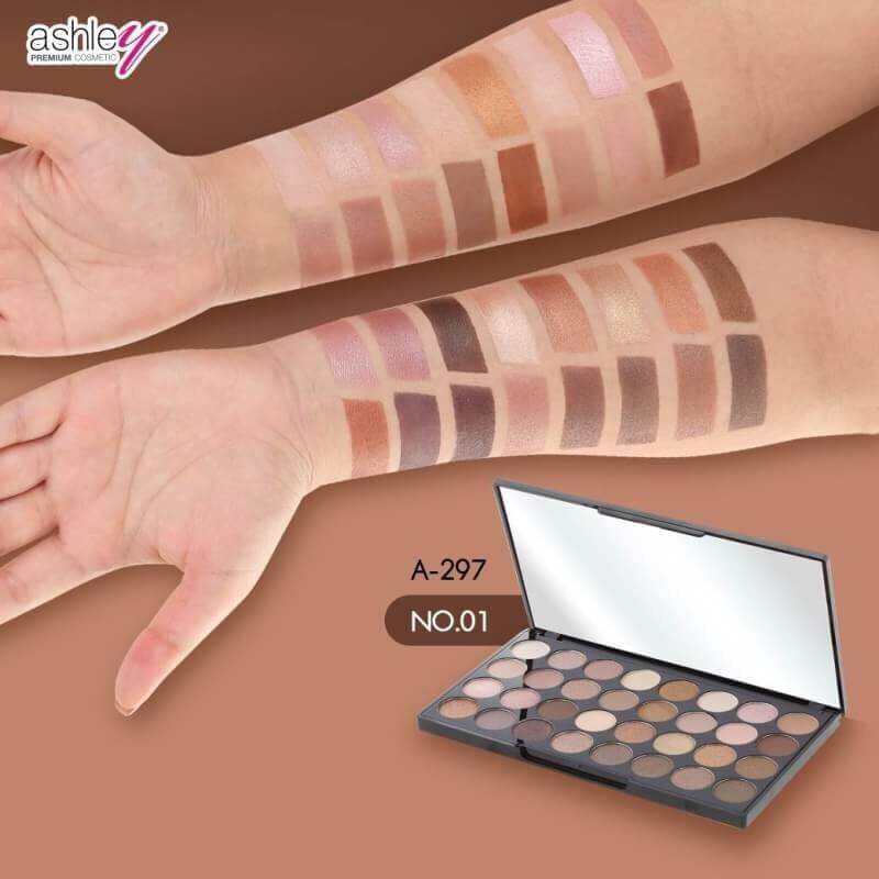 Ashley,Ashley Ultra eyeshadows,อายแชโดว์ ถูกและดี,Ultra eyeshadows,Ultra eyeshadows 1,eyeshadow palette,พาเลต อายแชโดว์,อายแชโดว์ แอชลี่ย์,อายแชโดว์