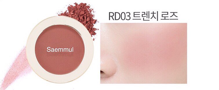 The Saem , Saem Samuel Single Blusher,The Saem Samuel Single Blusher,RD03,The Saem Samuel Single Blusher#RD03,The Saemบลัชออน,The Saemรีวิว