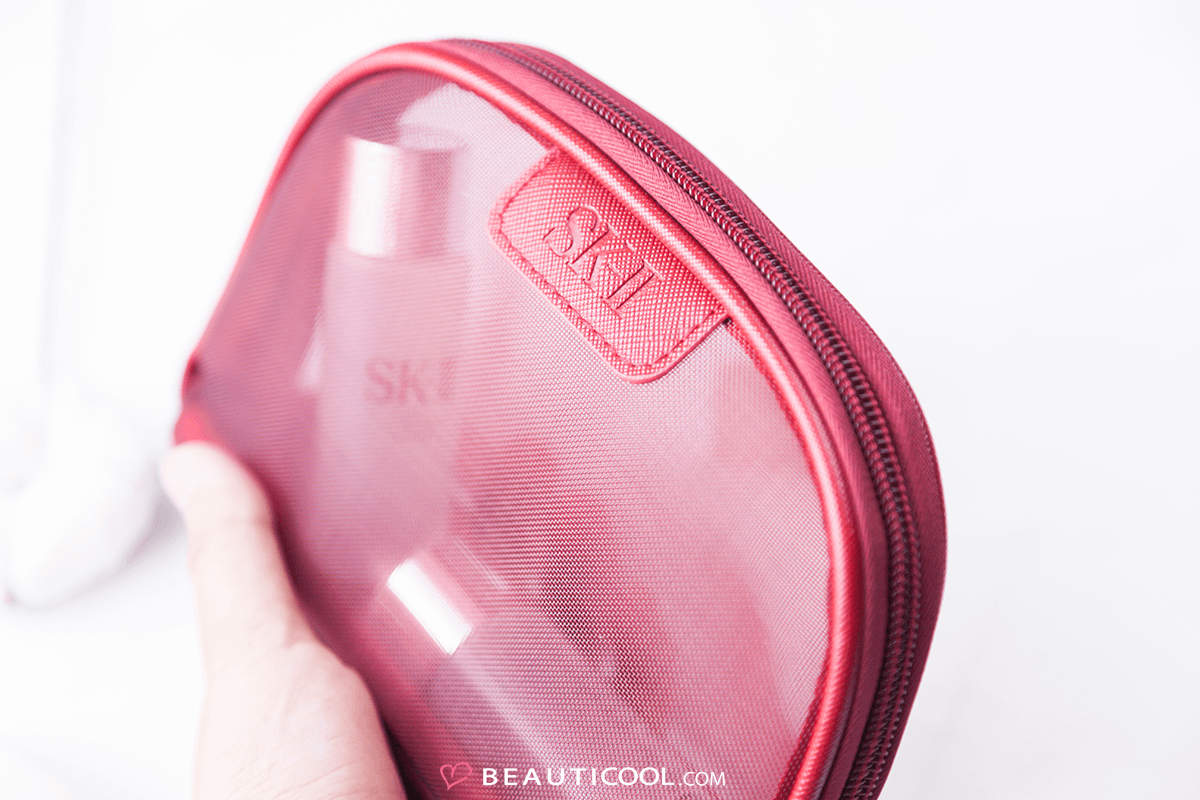 SK-II red nylon clutch , sk ii ราคา รีวิว, sk ii ราคา สนามบิน, sk ii ราคา สิงคโ ดลอง, sk ii ขนาดทดลอง pantip,