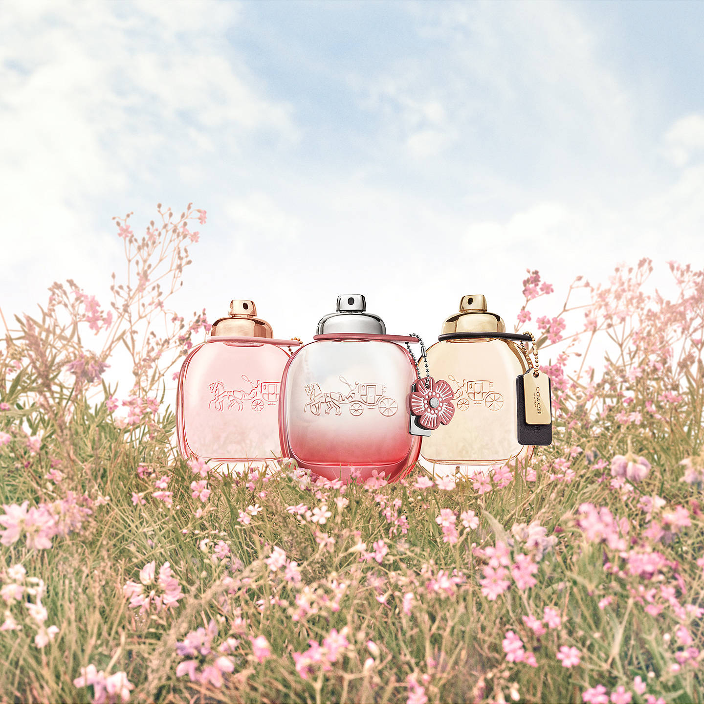 Coach, Coach New York Floral Blush, Coach New York Floral Blush Eau De Parfum, Coach New York Floral Blush Eau De Parfum รีวิว, Coach New York Floral Blush Eau De Parfum ราคา, Coach New York Floral Blush Eau De Parfum 4.5 ml. กลิ่นที่สะท้อนความร่าเริง และโรแมนติก อ่อนโยน ผ่อนคลาย สัมผัสได้ถึงความเป็นผู้หญิงที่น่าทะนุถนอม 