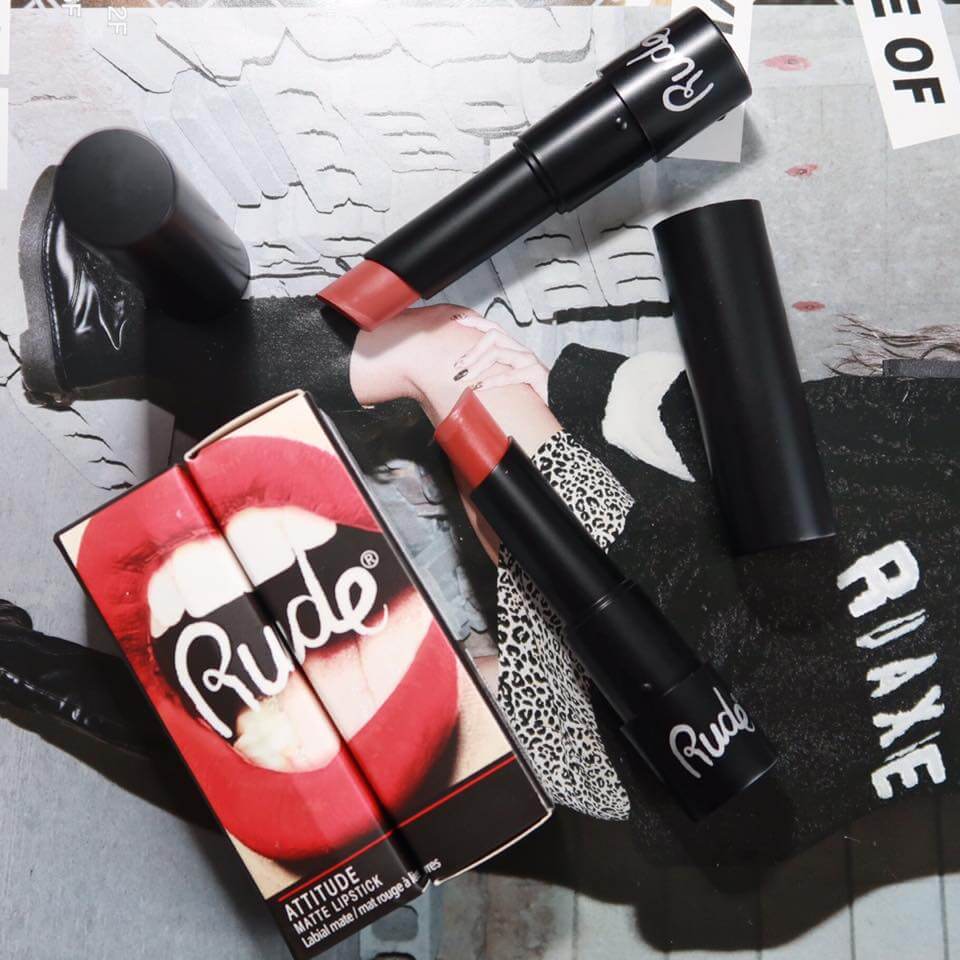 Rude Cosmetics,Attitude Matte Lipstick, #Unruly,Attitude Matte Lipstick  #Unruly,Attitude Matte Lipstick ราคา,Attitude Matte Lipstick รีวิว