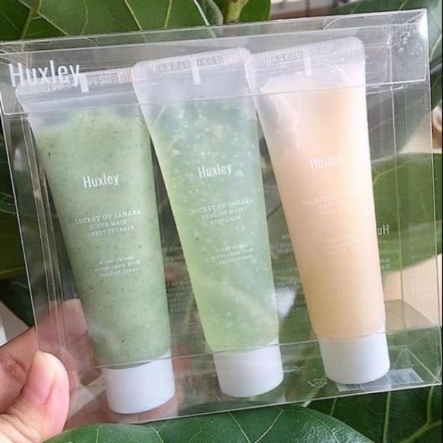 Huxley Spa Routine Deluxe Complete Set 3pcs 30 g Set mask ตัวดังจากเกาหลี 