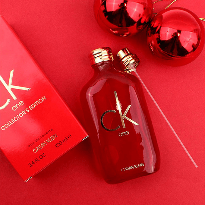 CK One Collector's Edition EDT 100 ml  น้ำหอม CK One น้ำหอมที่ผู้หญิงก็ใช้ได้ผู้ชายก็ใช้ดี มาในแพ็คเก็จลิมิเต็ดสีแดง ต้อนรับตรุษจีน 