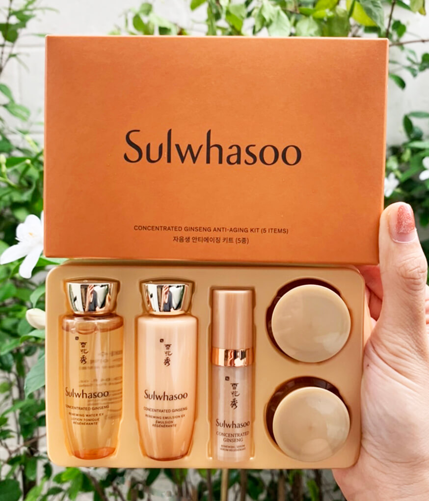 Sulwhasoo Concentrated Ginseng Anti-Aging Kit (5 items) สูตรใหม่