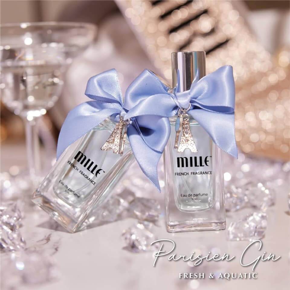 mille,น้ำหอม, Parisien Gin Fresh&Aquatic ,Parisien Gin ,Parisien Gin Fresh&Aquatic Eau De Parfume , น้ำหอม EDP,น้ำหอมแท้จากฝรั่งเศส