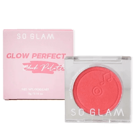 So Glam,So Glam Glow Perfect Cheek Palette,Glow Perfect Cheek Palette, บลัชออนเนื้อ ครีมโมจิ,บลัชเนื้อครีม,บลัชออน