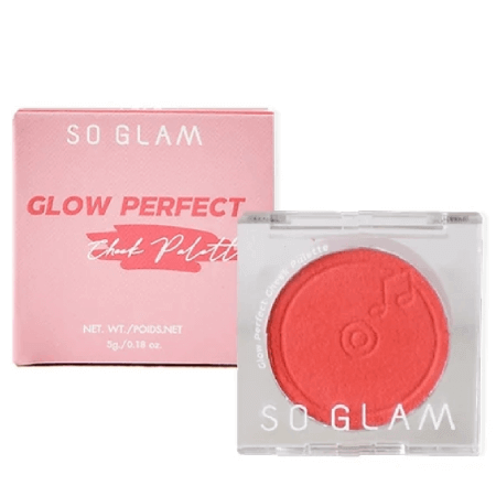 So Glam,So Glam Glow Perfect Cheek Palette,Glow Perfect Cheek Palette, บลัชออนเนื้อ ครีมโมจิ,บลัชเนื้อครีม,บลัชออน