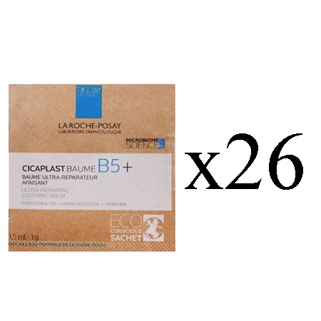 Cicaplast Baume B5+ 1.5ml บาล์มบำรุงผิว สูตรเข้มข้นสำหรับผิวหน้า ช่วยปลอบประโลมและฟื้นบำรุงสภาพผิว ไม่เหนียวเหนอะหนะ ผสานส่วนผสมของน้ำแร่จากลา โรช-โพเซย์